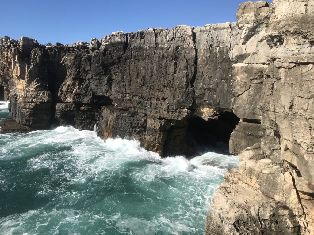 Cliffs in Cascais, Portugal